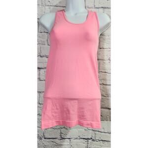 Love Charm Light Pink Round Neck Tank Top One Size Lightweight Soft Stretchy